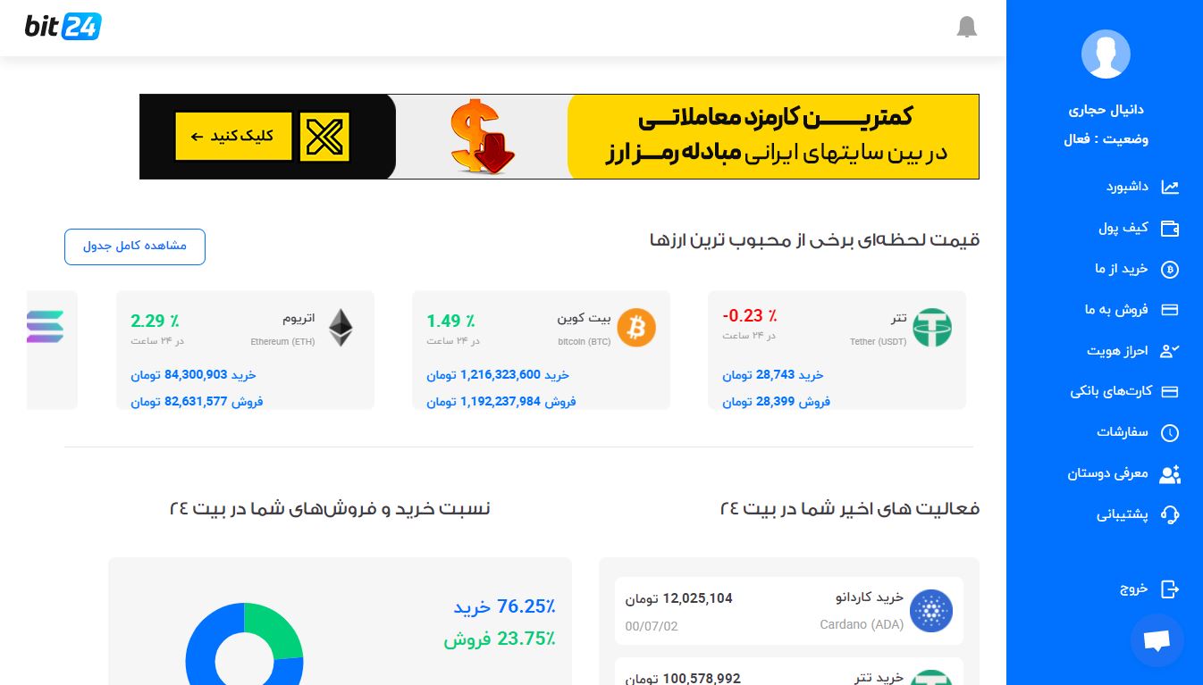 خرید از وب سایت بیت 24