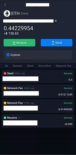انتخاب eth در سیف پل