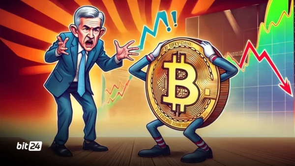 سقوط بیت کوین پس از جلسه پاول