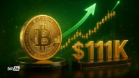 بیت‌کوین بالای 111,000 دلار؛ اهداف تکنیکی تا 192,000 دلار