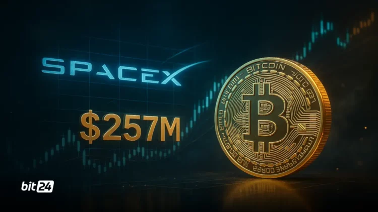 SpaceX بار دیگر $257 میلیون بیت‌کوین جابه‌جا کرد