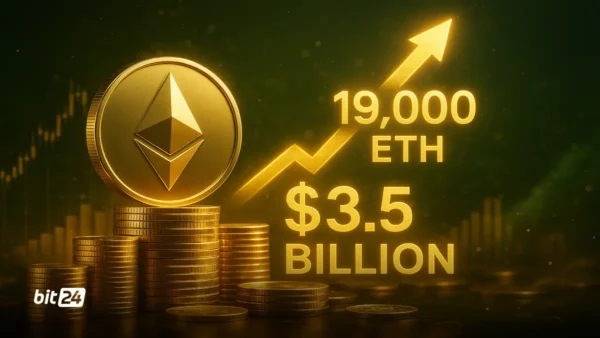 شارپلینک ذخایر اتریوم را به 859,853 ETH (3.5 میلیارد دلار) افزایش داد