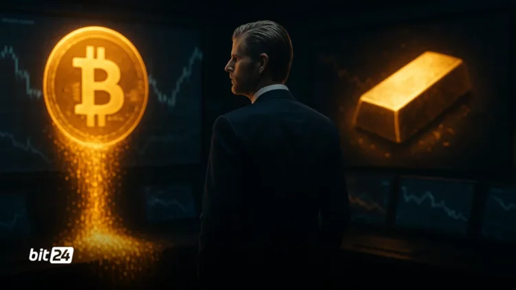 پیش‌بینی اریک ترامپ: چرخش سرمایه از طلا به بیت‌کوین