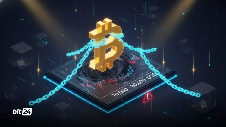 هشدار درباره تسویه‌های اهرمی: احتمال افت BTC تا ۷۰–۸۰ هزار