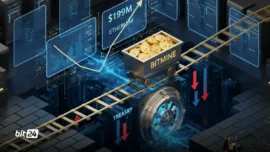 افزایش ذخایر بیت‌ماین: خرید ۱۹۹ میلیون دلاری اتر