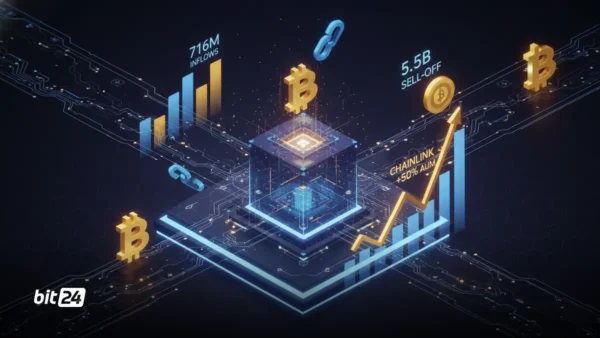 ورود ۷۱۶ میلیون دلار به محصولات بورسی کریپتو در هفته گذشته