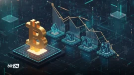 بیت‌کوین در سه ماه گذشته ۲۶٪ افت کرد اما پیشتاز ماند