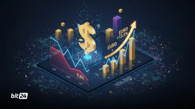 افت ۹.۵٪ دلار در ۲۰۲۵؛ بدترین عملکرد از ۲۰۱۷