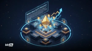 خرید ۳۲,۹۷۷ اتر توسط BitMine؛ سهام BMNR تا ۴٪ رشد کرد