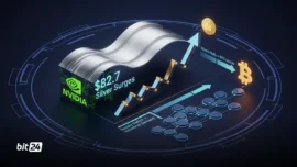 صعود نقره به ۸۲.۷ دلار و مقایسه الگوی آن با BTC