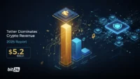 تتر با ۵.۲ میلیارد دلار، صدرنشین درآمد پروتکل‌های کریپتو در ۲۰۲۵