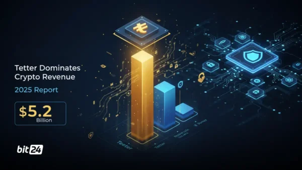تتر با ۵.۲ میلیارد دلار، صدرنشین درآمد پروتکل‌های کریپتو در ۲۰۲۵