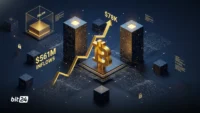 ورود ۵۶۱ میلیون دلار به ETFهای BTC هم‌زمان با رشد بیت‌کوین