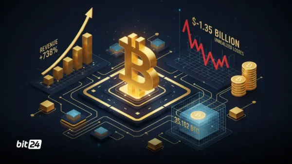 جهش ۷۳۸٪ درآمد متاپلنت؛ فشار زیان ارزیابی بیت‌کوین